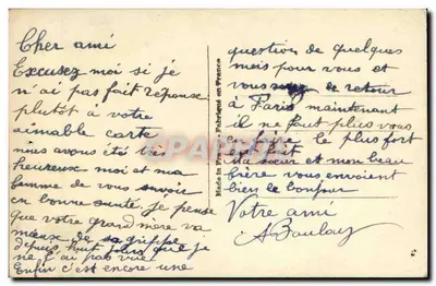 Para zakochana — widok górski — wydawca Lee, Paryż, nr 5029 — Rewers