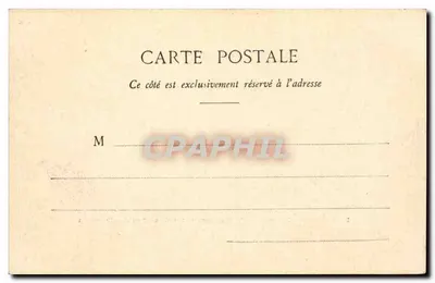 Paris - O Ponte da Concórdia - A Câmara dos Deputados — Verso