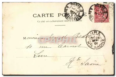 M. Edmond ROSTAND — Autor de L'Aiglon — Gâtinais Paul Boyer — Verso