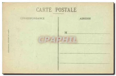 Cinto de castidade em metal — Museu de Cluny — editor impressora H. Hancet — Verso