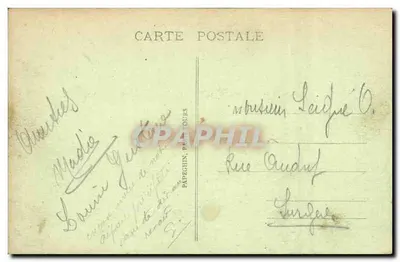 Paryż — Gare de l'Est — A.P. — Wschodnia Stacja Pociągowa — Rewers