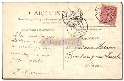 Monument de Gambetta — Paris — Coleção Petit Journal — Verso