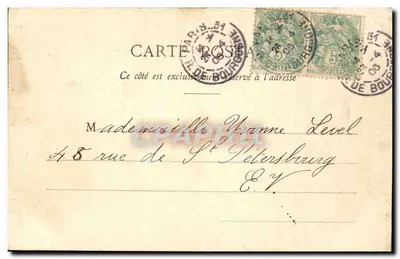 Ministerio de Asuntos Exteriores — París — editor 'C. Orson' n°1380 — Reverso