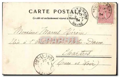 Parigi — Il Sacro Cuore — Edizione Louis Burgy, n° 506r — Verso