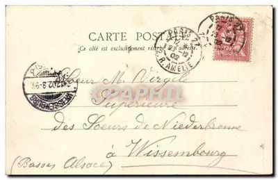 Święty Serce na Montmartre — widok budowy — B.F. Paryż, n° 103 — Rewers