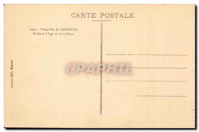 Presqu'île de Quiberon — Arka i plaża Port-Blanc — Laurent-Nel, Rennes, n°1205 — Rewers