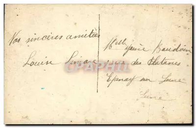 Młoda kobieta trzymająca koszyk z kwiatami — Porte-Borheur, Paryż, nr 2204 — Rewers