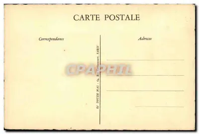 Paryż - Katedra Notre-Dame — ilustracja malownika — wydawca Douze Mai, Paryż — Rewers