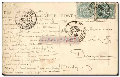 París — La Sorbonne — La Renacimiento — Grupo de Escritores — Flameng — LL — n°13 — Reverso