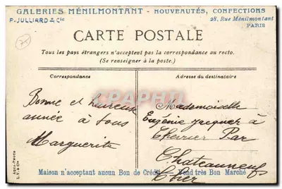 Paryż — Most Alexandre III — L.V. & Cie, n°859 — Rewers