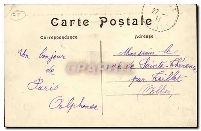 पेरिस — ओरलीन्स के नए रेलवे स्टेशन की ओर पैनोरमा — C.M. नंबर 143 — पीछे