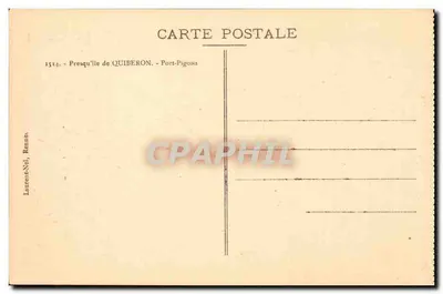 Presqu'île de Quiberon — Port-Pigeon — Laurent-Nel, Rennes, n° 1514 — Reverso