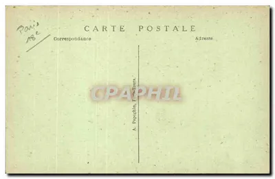 Paris - O Sagrado Coração de Montmartre — A.P. n°465 — Verso