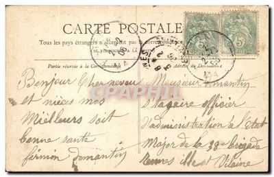 O Leão de Belfort — Paris — Coleção Petit Journal — Verso