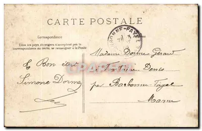 PARYŻ — Katedra Notre-Dame (Fronton) — E.L.D. nr 1 — Rewers