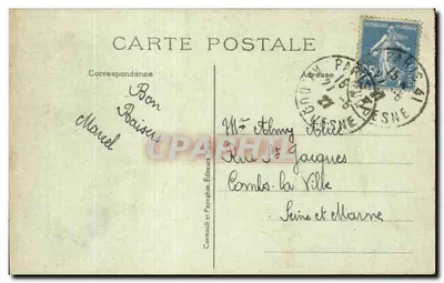Paryż — Arc de Triomphe — A.P. (wydawca) — Rewers