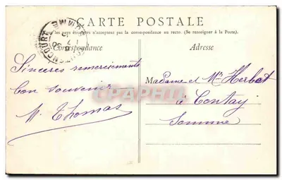 Paris — Buttes-Chaumont — Allgemeine Ansicht — Edition E. L., Paris — Rückseite