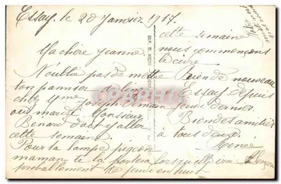 Arranjo de rosas e estátua feminina — editor IMP. M. RICHTER — n° 907 — Verso