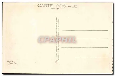 Vichy — źródło Chomel, temperatura 43 — La Cigogne, nr 369 — Rewers