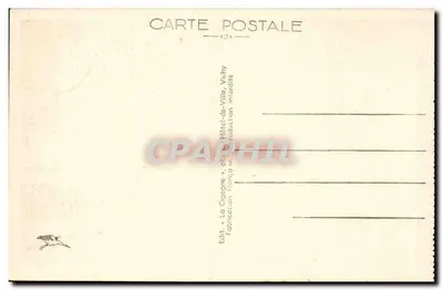 Vichy — fragment Parku Célestins — La Cigogne, n°383 — Rewers