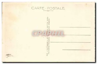 Vichy — Rue de Paris — La Cigogne, wydawca — Rewers