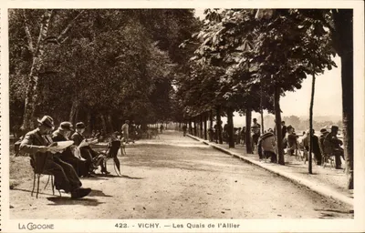 Vichy — Os Quais do Allier — La Cigogne, n° 422