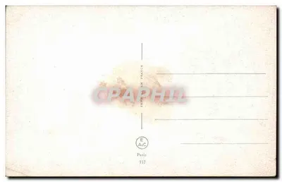 Vila alpina com igreja — desenho de M. Vivier — editor EAC Paris n°357 — Verso