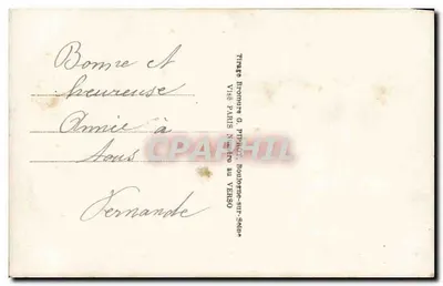 Menina segurando um cesto de flores — DIX 92 — Editor DIX — Verso