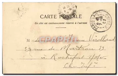 Paryż - Wielki Pałac — wydawca Parisot, n°30 — Rewers
