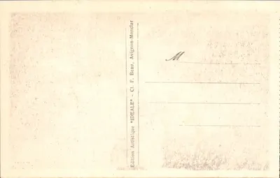 Wielkie Spadziste — Źródło Vaucluse — IDÉALE M.F.B. — Rewers