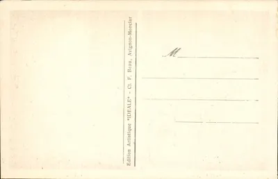 Petrarca e Laure — Lembrete da Fonte de Vaucluse — Editor IDEAL & M.P.B. — Verso