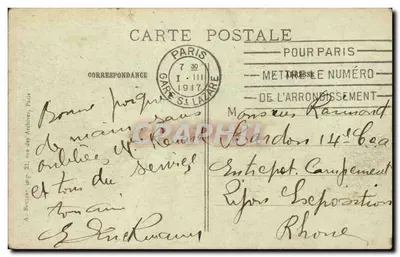 Place de la Bastille — Julikolomn — A.B. 40 — Achterkant