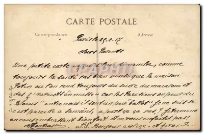 Paryż - Les Invalides - Grobowiec Napoleona I (Czoło) — wydawca anonimowy, nr 4373 — Rewers
