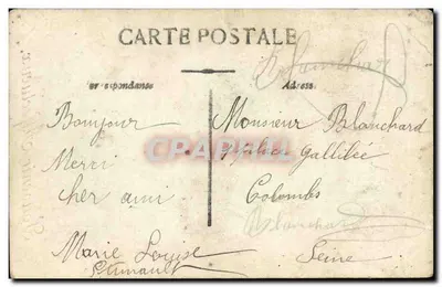 Młoda kobieta w ciemnej sukni — z bukietem kwiatów — wydawca ASTRA n°2126 — Rewers