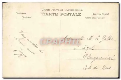 एक युवा लड़की फर के टोपी में — शुभ वर्ष — ए.एन. पेरिस, संख्या 1102 — पीछे