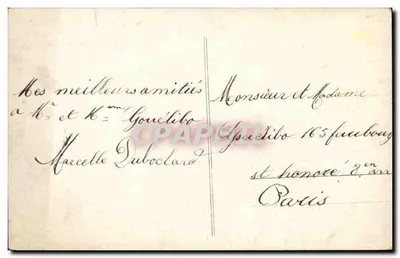 Młoda kobieta w półbodzie — kwiaty na koszulce — wydawca Fauvells, nr 1092 — Rewers