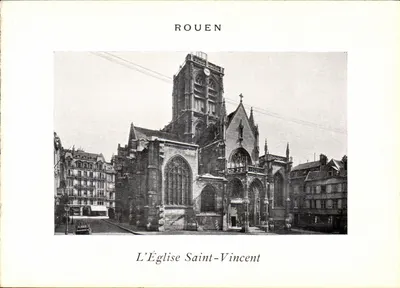 Rouen — Katedra św. Wincentego — wydawca nieodczytalny, numer serii nieodczytalny