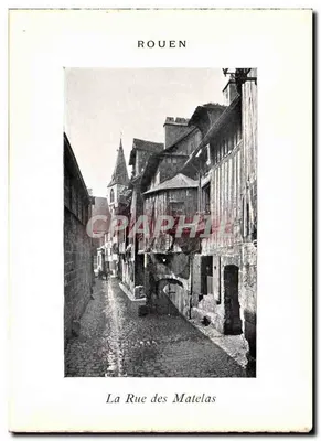 Ulica Matelas — Rouen — wydawca nieznany