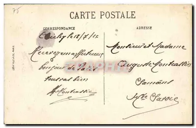 PARIS (1er) — Le Monument de Gambetta — LL. — n°47 — Verso