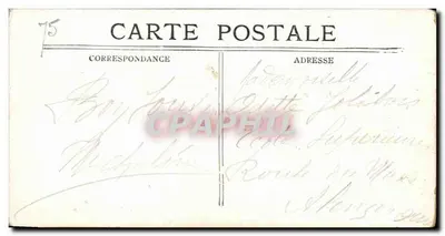 Parijs — Het Jardin du Luxembourg — Uitgever niet geïdentificeerd, serie-nummer niet zichtbaar — Achterkant