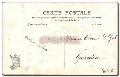 Mulher com rosas — Feliz Aniversário — Paris, n° 3.146 — Verso