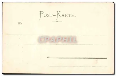 Mulher vestindo um traje tradicional — à beira de um campo de aveia — W. Hasemann, Künstlerpostkarte Nr. 19 — Verso