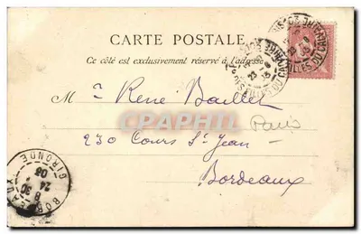 Statua Marszałka Neya — Paryż — wydawca Bierre Muller, n° 353 — Rewers