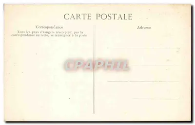 PARIS — Panthéon i Statua J.-J. Rousseau — wydawca nieznany, nr 4074 — Rewers