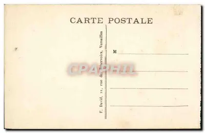 Carro do Casamento de Napoleão 1º — cena histórica — F. David, 21, rue des Réservoirs, Versailles — Verso