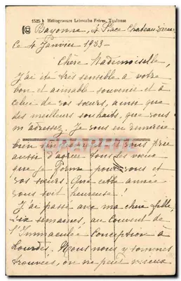 Bayonne — O Ponte São Espírito — Hélic 1 — Verso