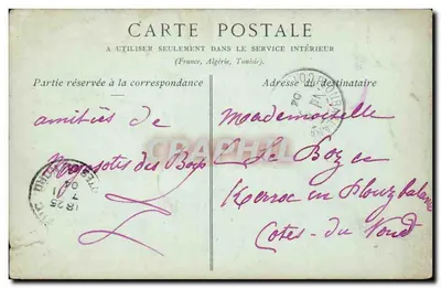 PARIS — De Poort Saint-Denis — Collecties ND. Foto — Achterkant