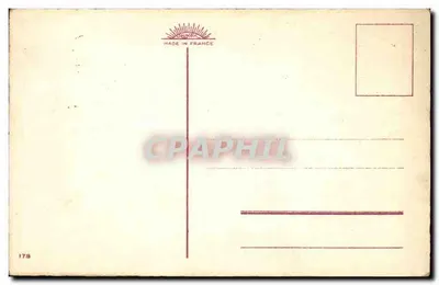 Pansies — buquê e paisagem — editor não identificado, n° de série 173 — Verso