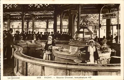 Vichy — Fonte Chomel, temperatura 43° — A Garça, n° 369