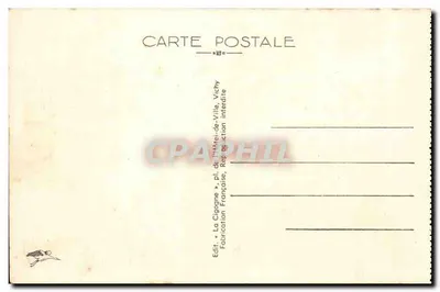 Vichy — O Hotel de Ville — A Cigogne, n° 472 — Verso